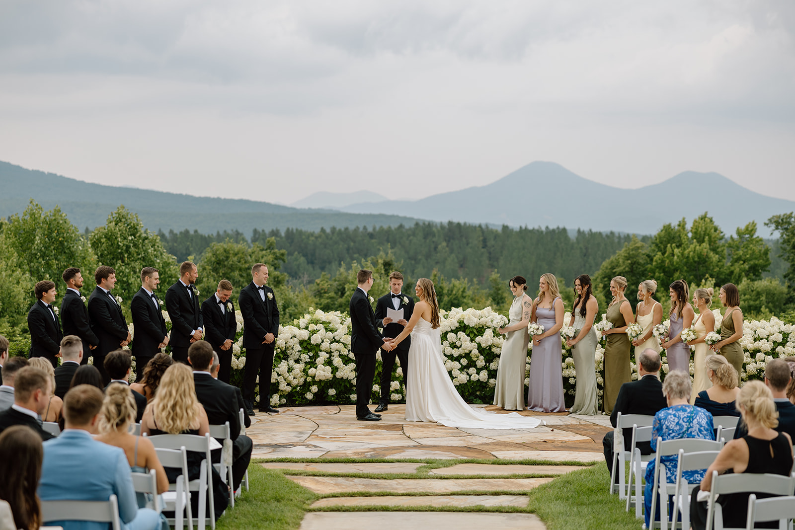 Wedding Ceremony at the Seclusion in Lexington, Virginia